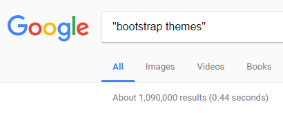 Bootstrap themes number