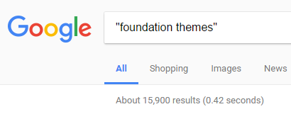Foundation themes number