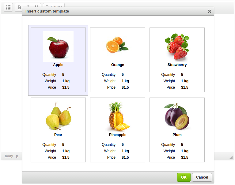 JS  Custom Templates Overview