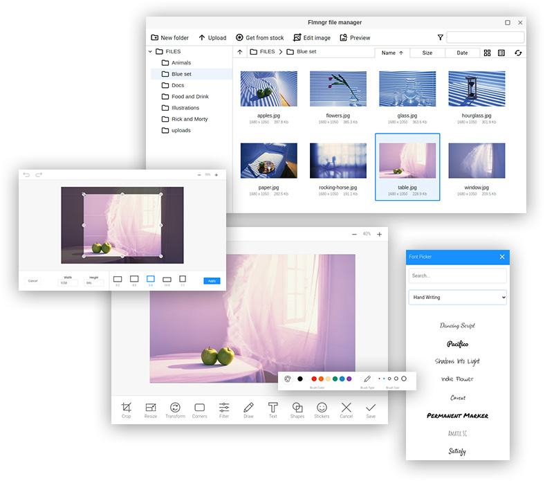 Image Editor overview screenshot